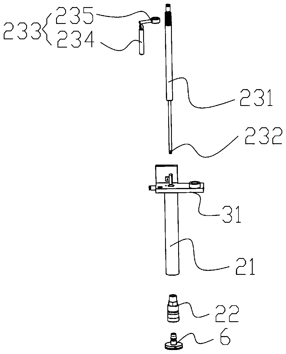 Glass taking and placing mechanism