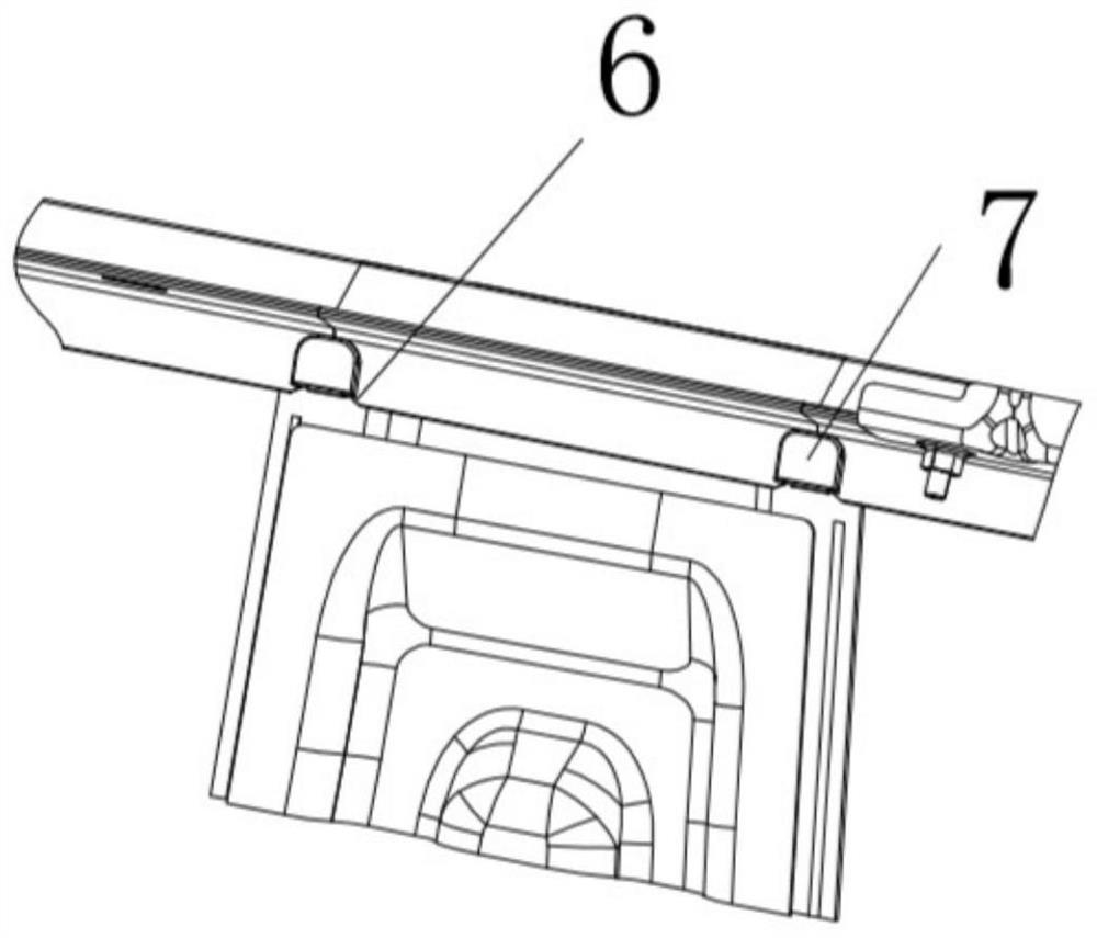 Side wall decoration strip structure