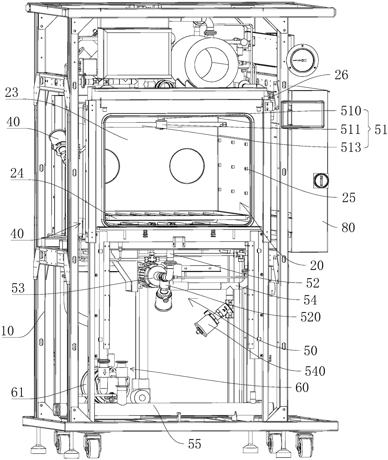 Negative-pressure cleaning machine