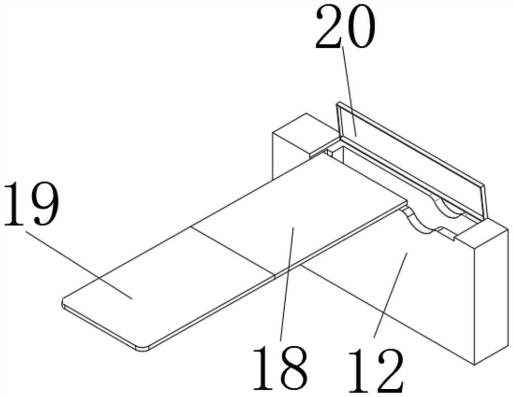 Safety protection type obstetrics and gynecology cesarean postoperative nursing bed