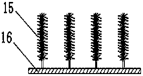 Method and device for treating gas containing hydrogen sulfide