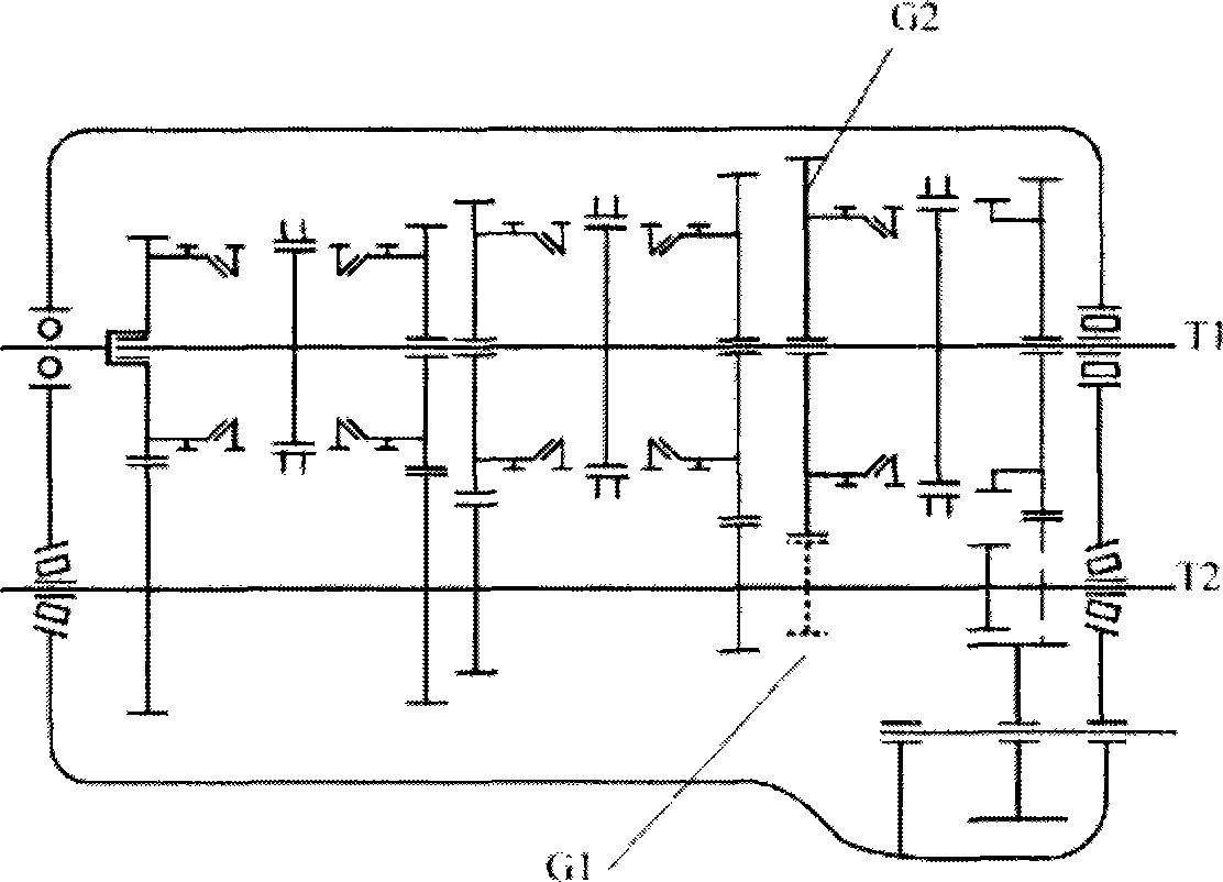 Series-parallel type hybrid power-driven system and drive method