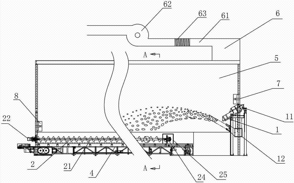 Dry type granulating system for sulfonium