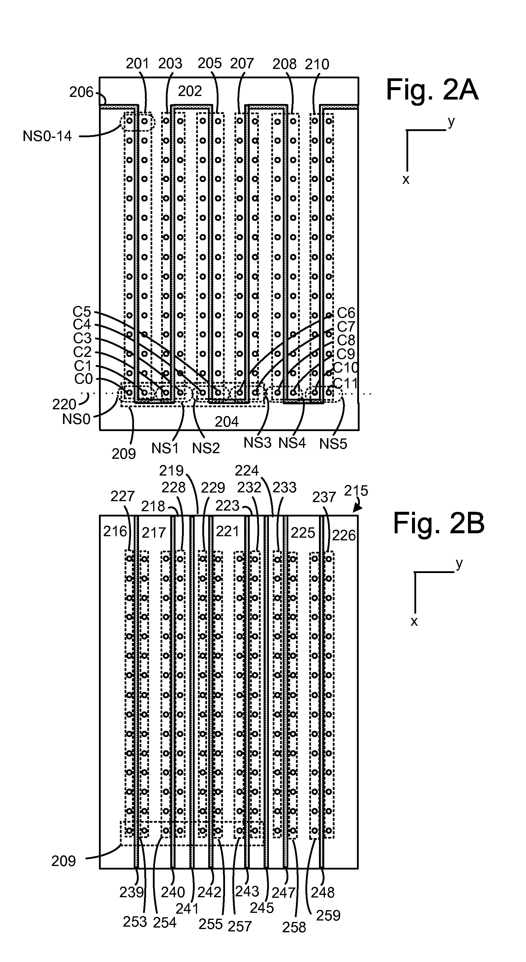 Select Gate Materials Having Different Work Functions In Non-Volatile Memory