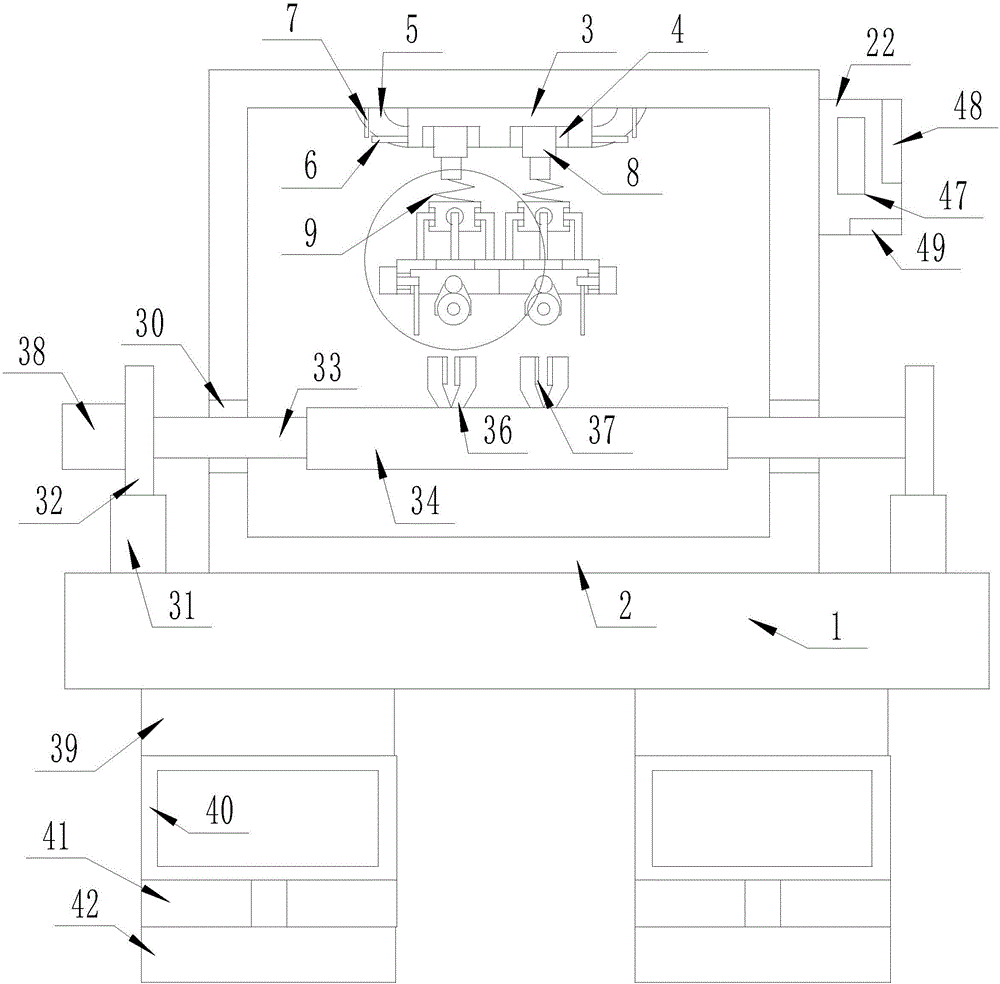 Novel fixing device for automatically stripping off shrimp shells