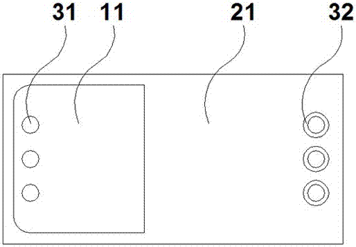 Mini ultrahigh-frequency anti-metal electronic label and manufacturing method thereof