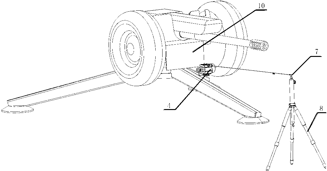 Pull-wire type angle measurement system