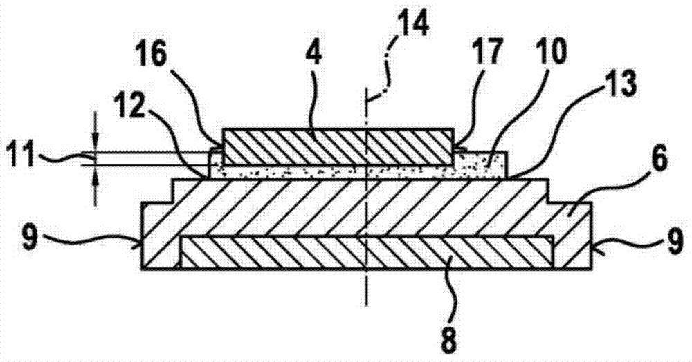 Method for producing an ultrasonic converter core with embedded piezoelectric converter element