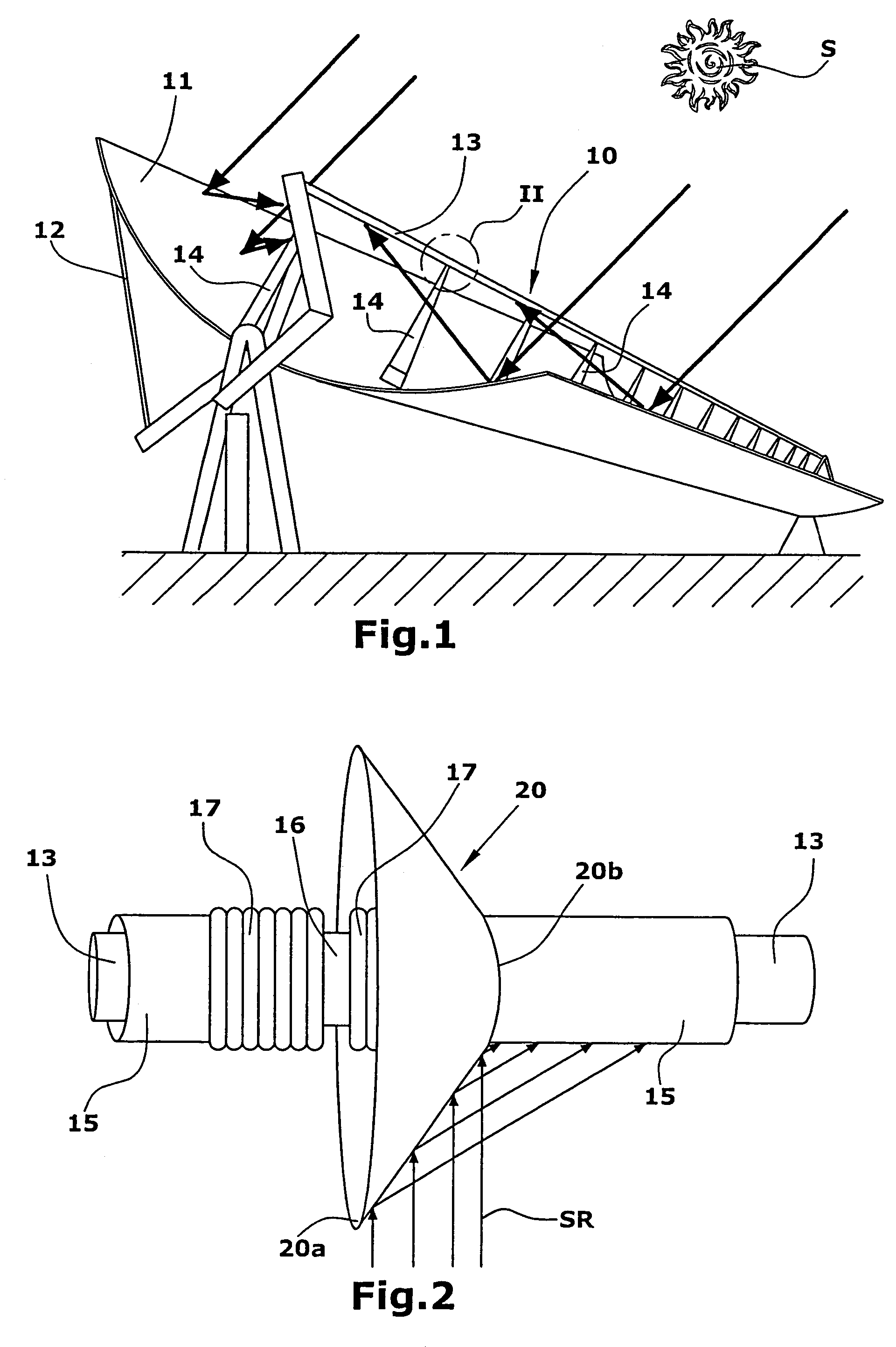 Parabolic trough collector