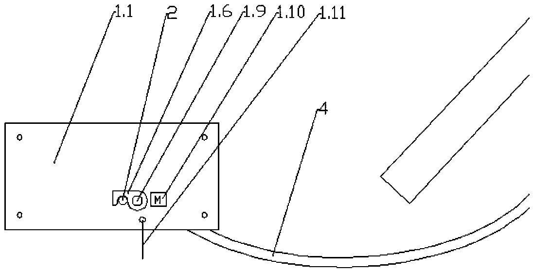 Shutting lock for changing three-box sedan into two-box sedan