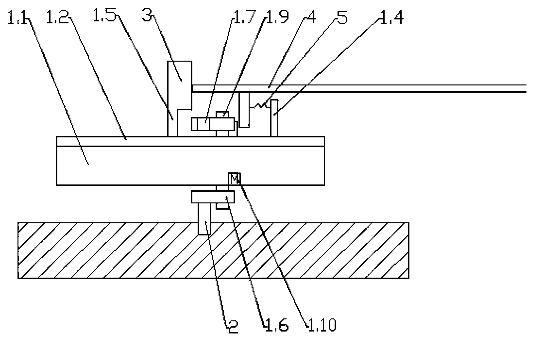 Shutting lock for changing three-box sedan into two-box sedan