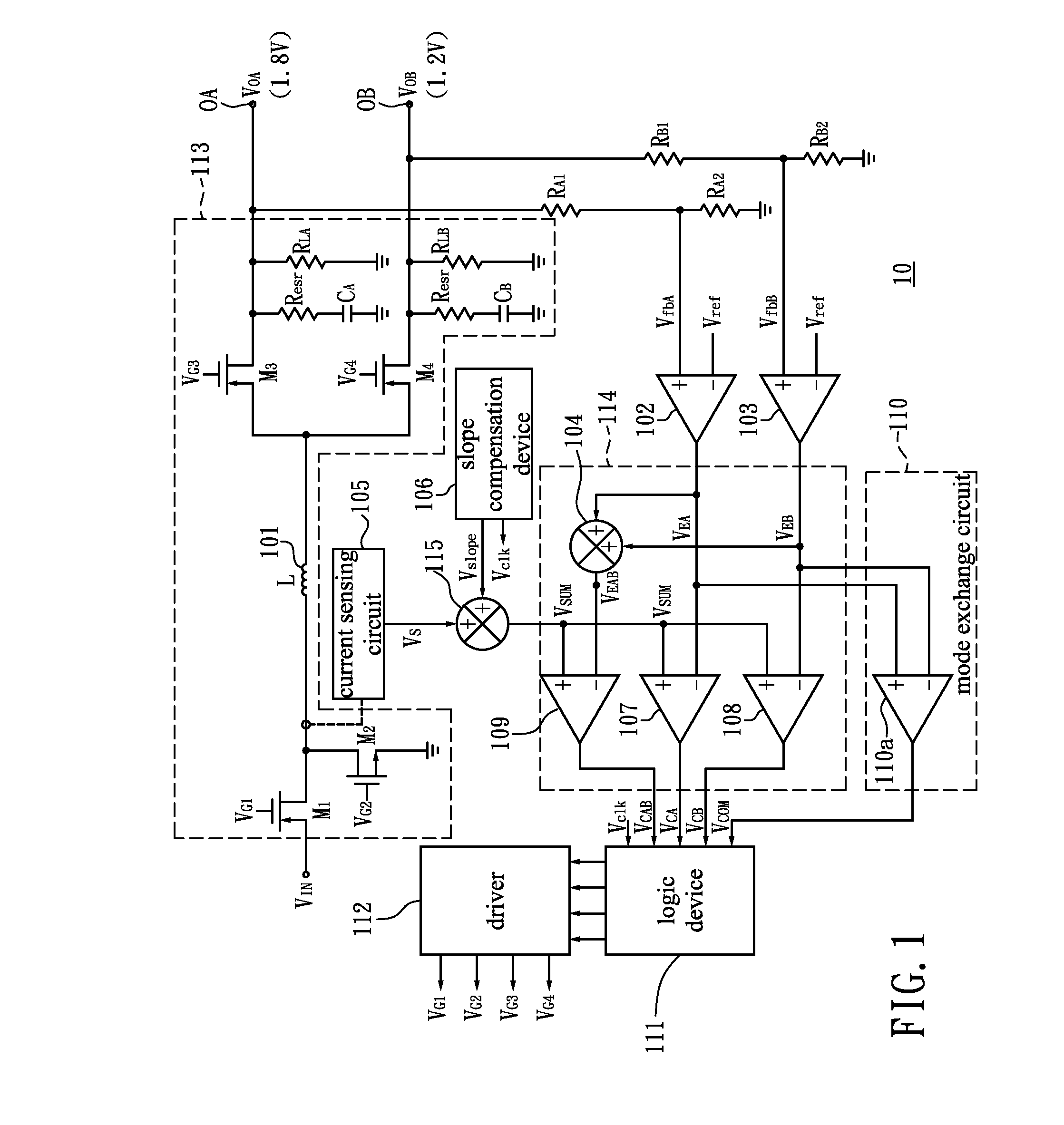 Sido power converter and driving method thereof