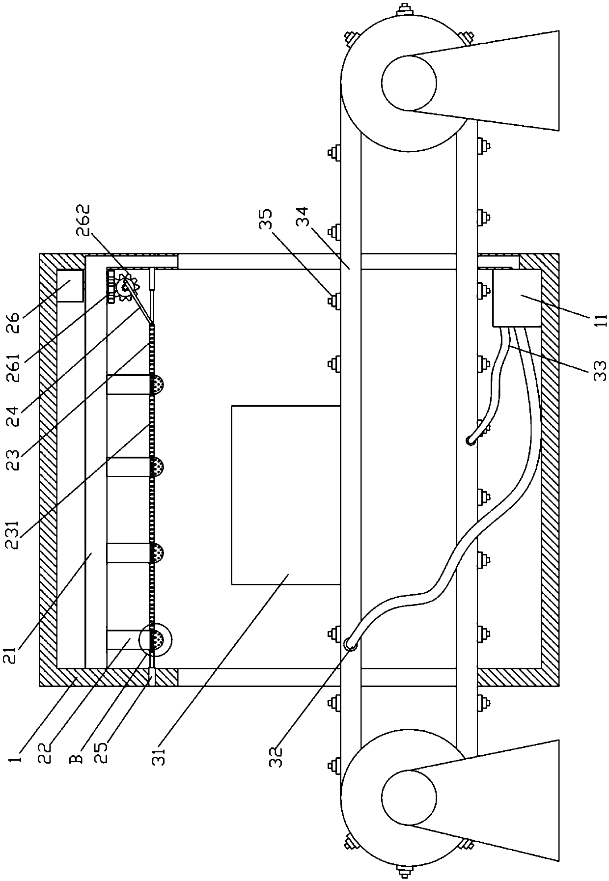 Laboratory test tube automatic cleaning equipment