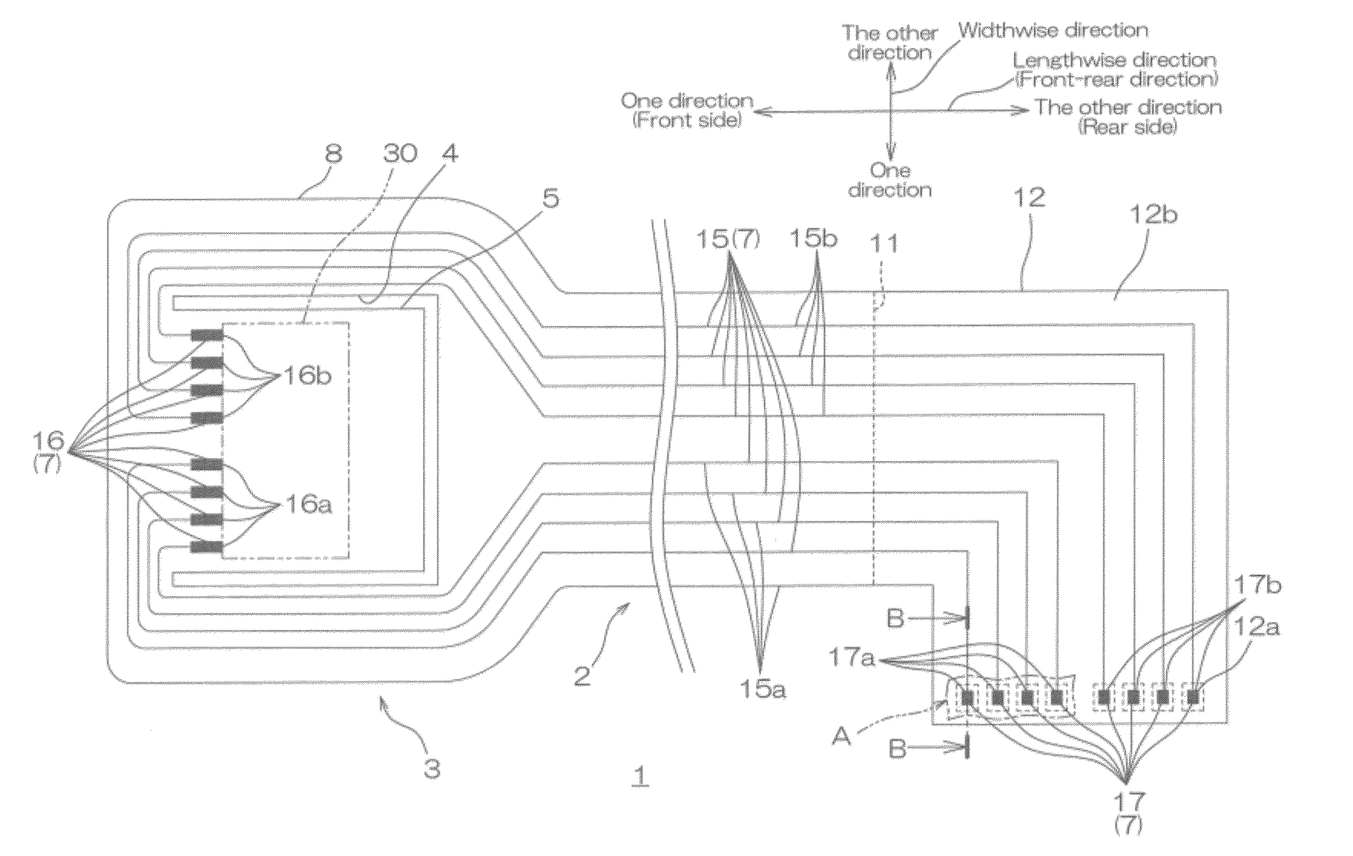 Suspension board with circuit