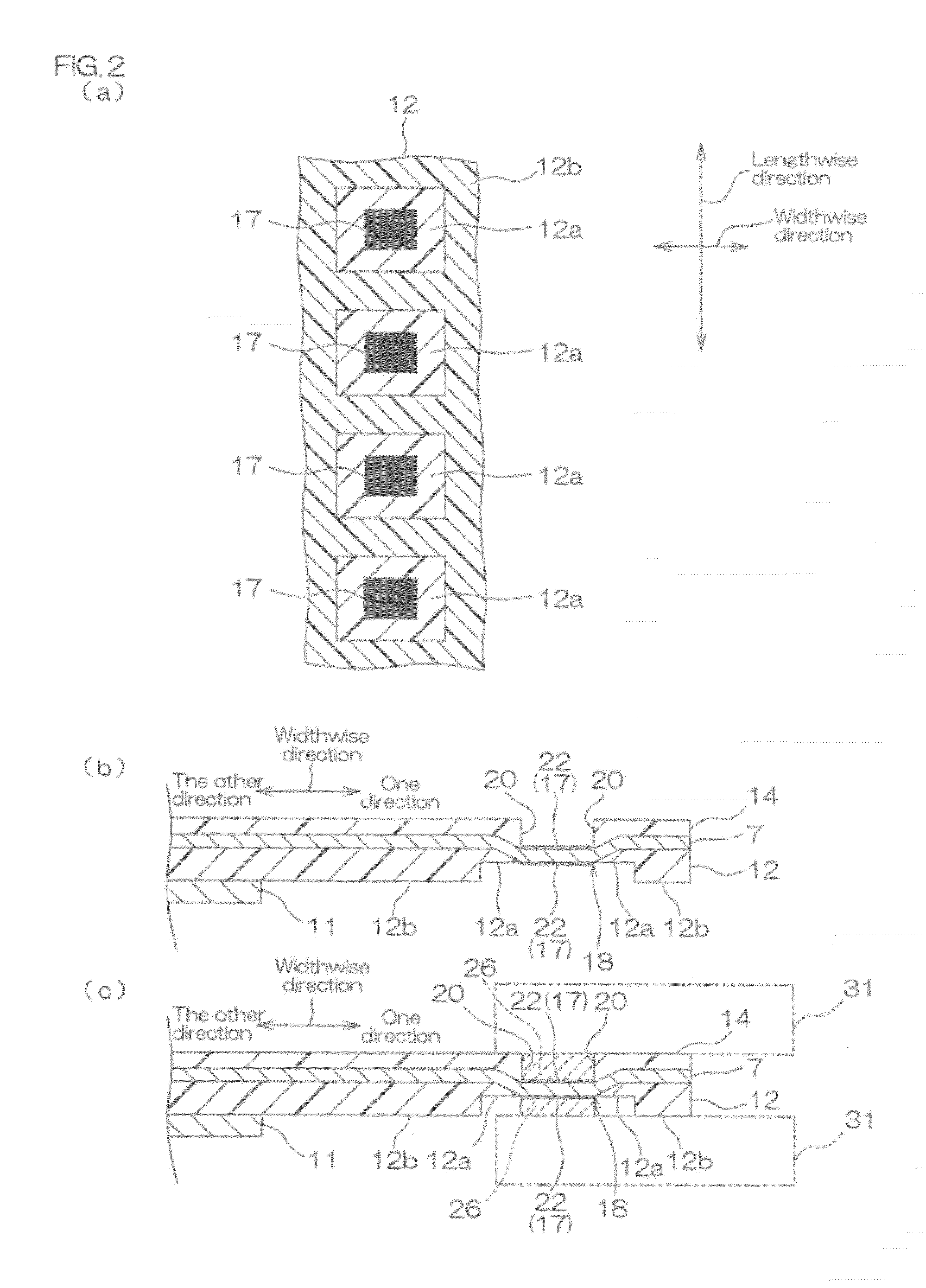 Suspension board with circuit