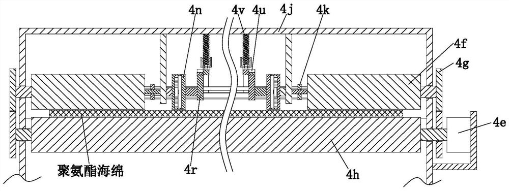 Polyurethane sponge cutting processing device and cutting processing method thereof