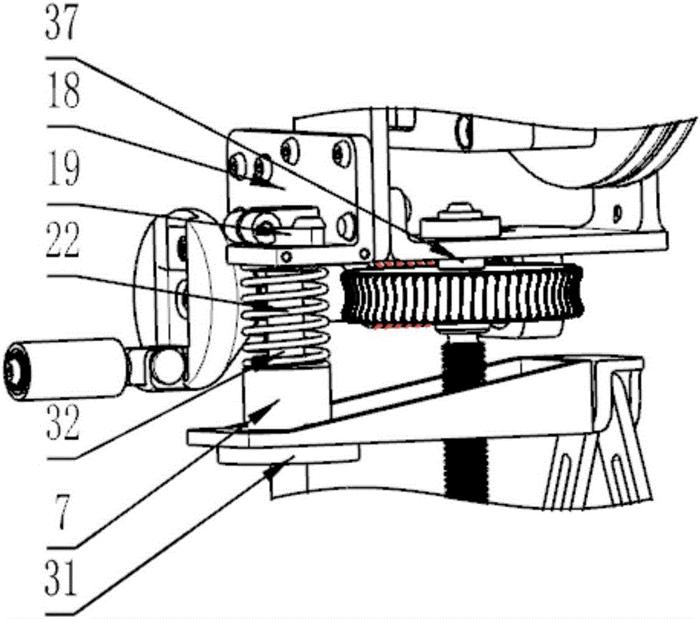 Arm length adjusting device for upper limb exoskeleton rehabilitation robot