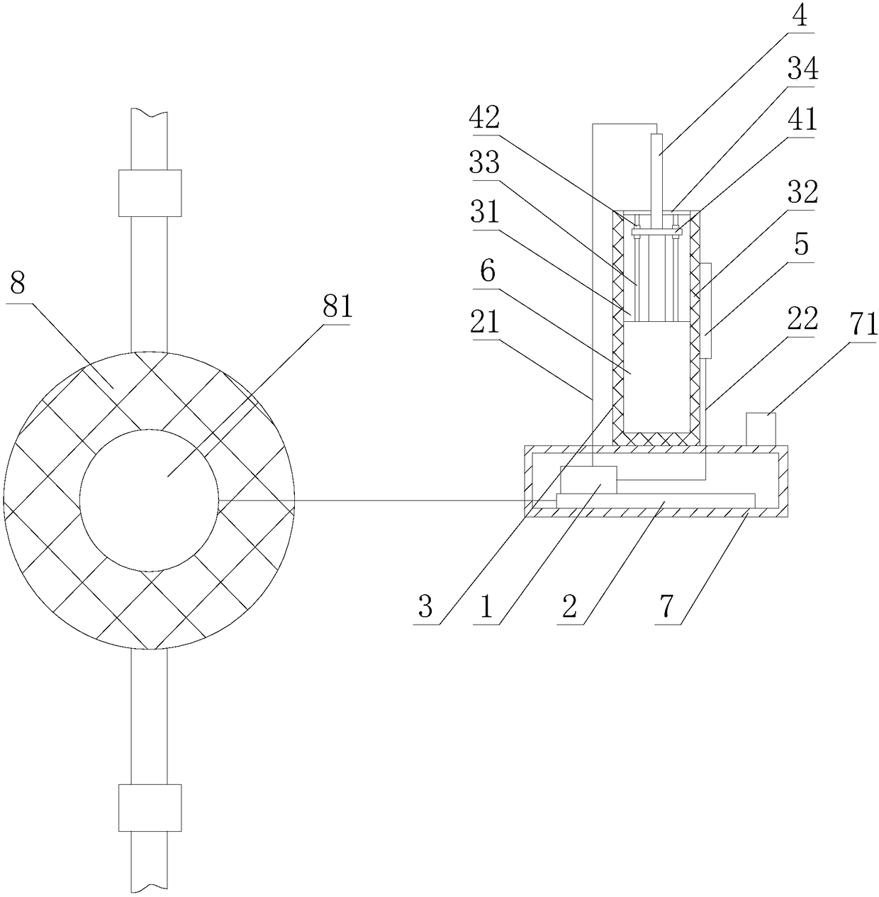 System for displaying work states of business hall personnel