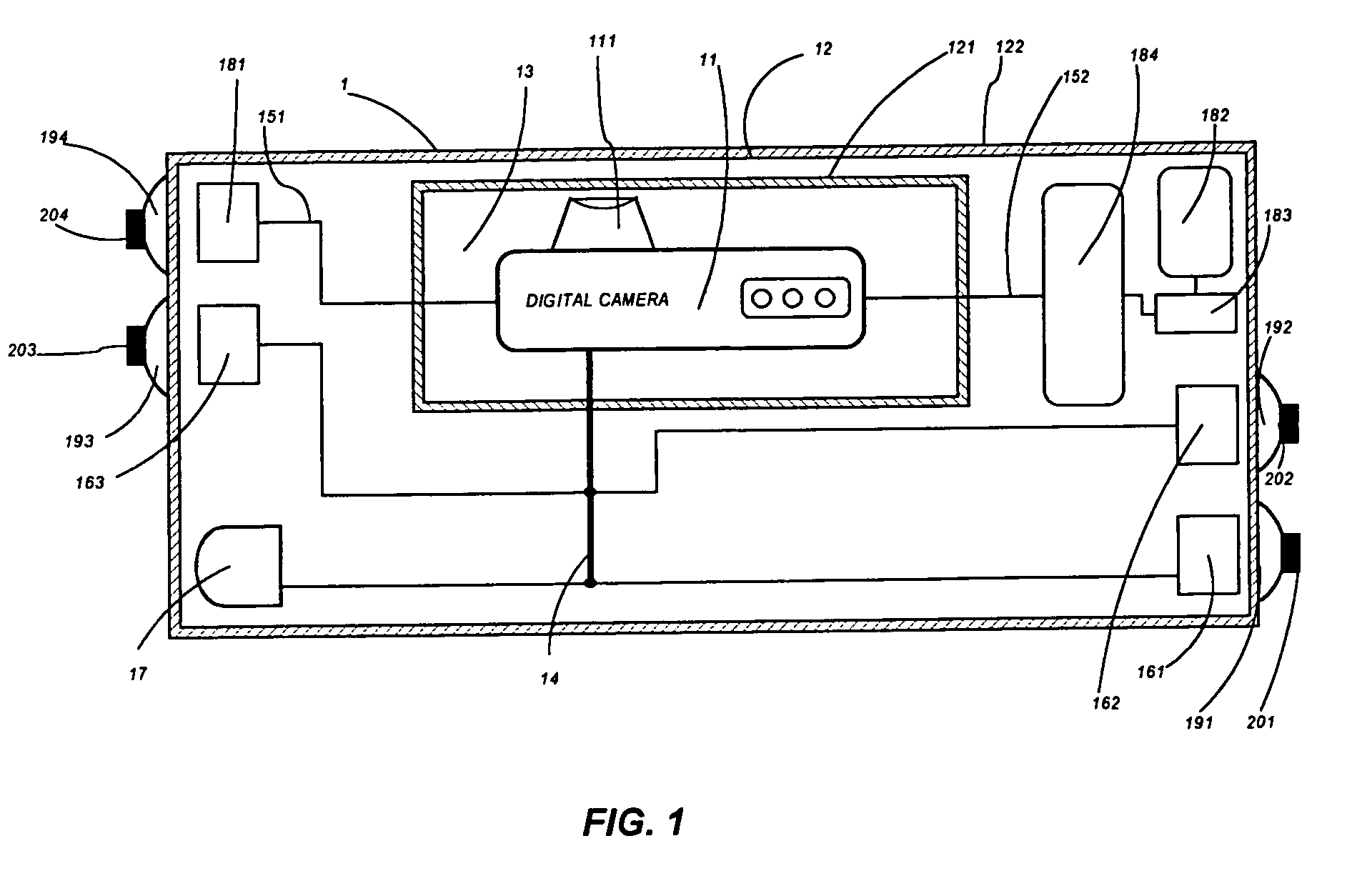 Sealed, waterproof digital electronic camera system and method of fabricating and communicating with same