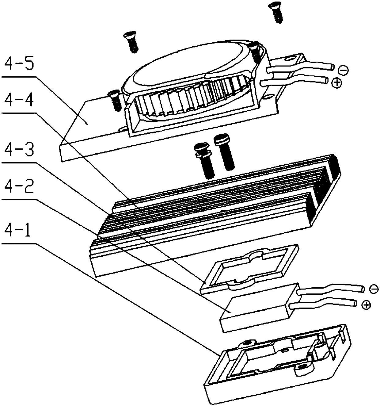 Main machine refrigeration module for a wearable physical temperature decreasing instrument