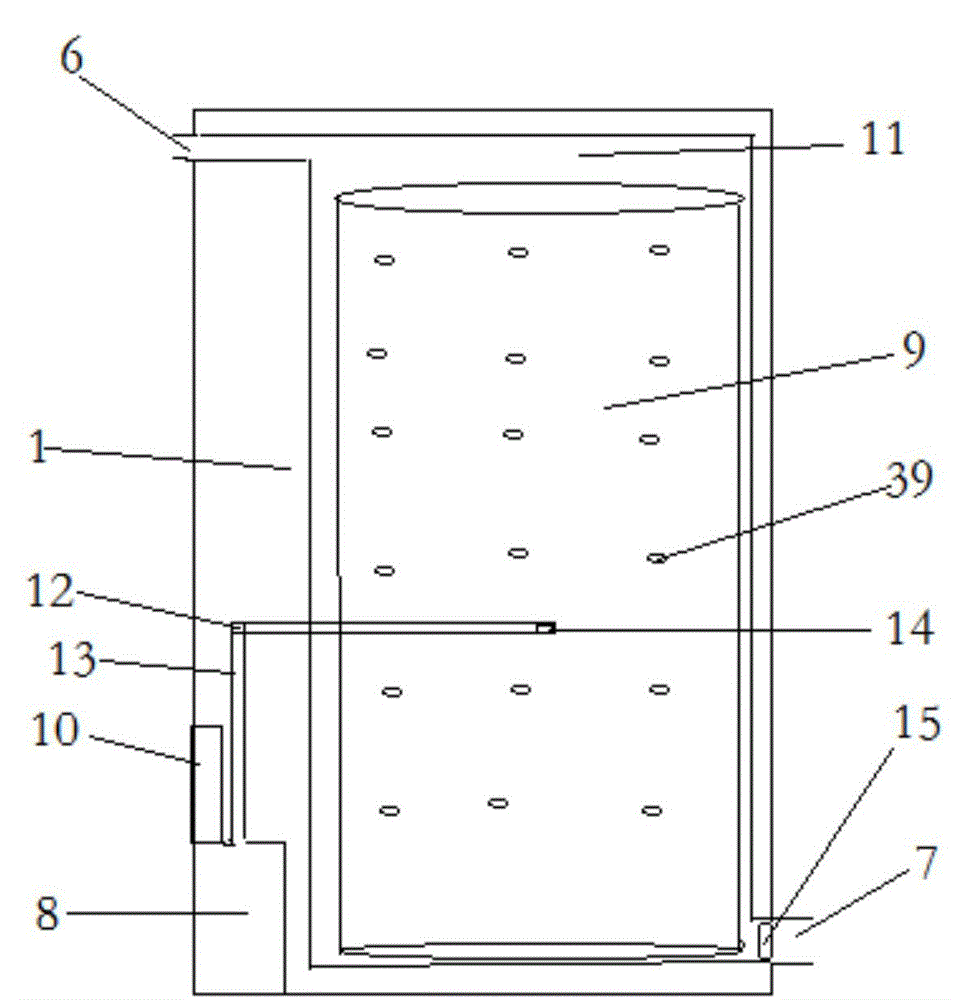 Ozone pre-oxidation water treatment device and water treatment method thereof