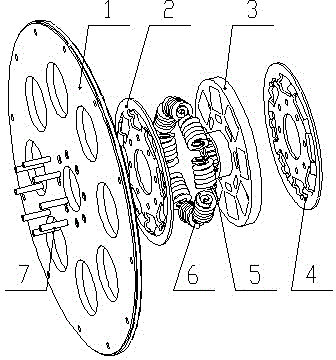 Torsion damping coupling for transmission assembly of hybrid system and connection method