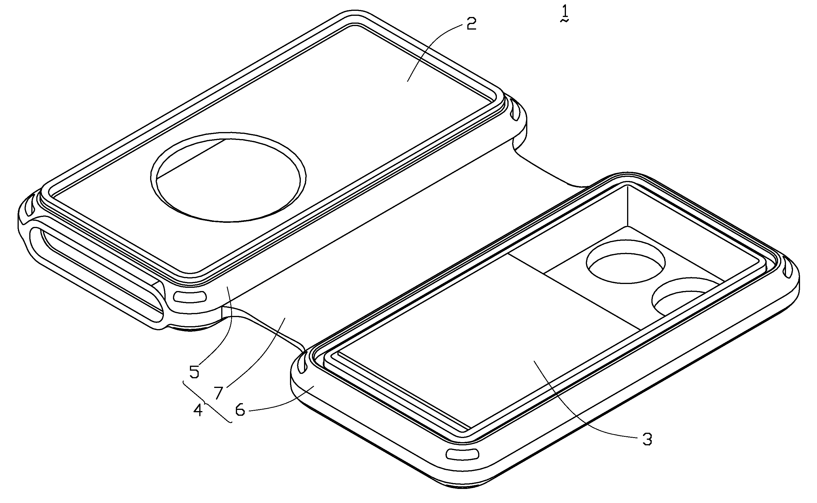 Protective apparatus for a portable device