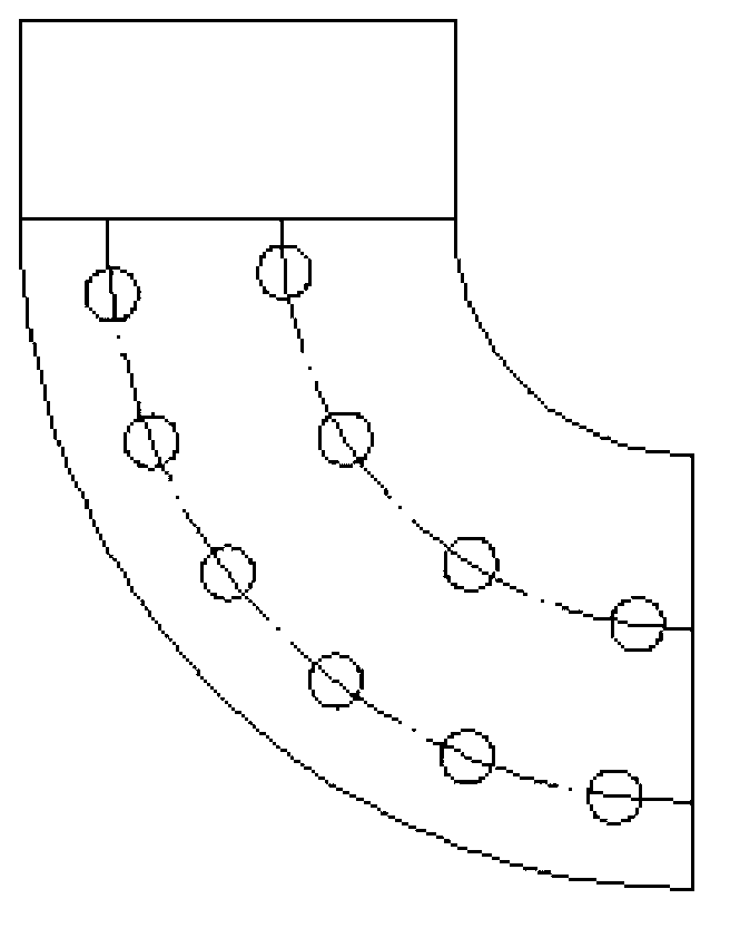 Dynamic pressure gas thrust bearing with multiple layers of bubbling foils