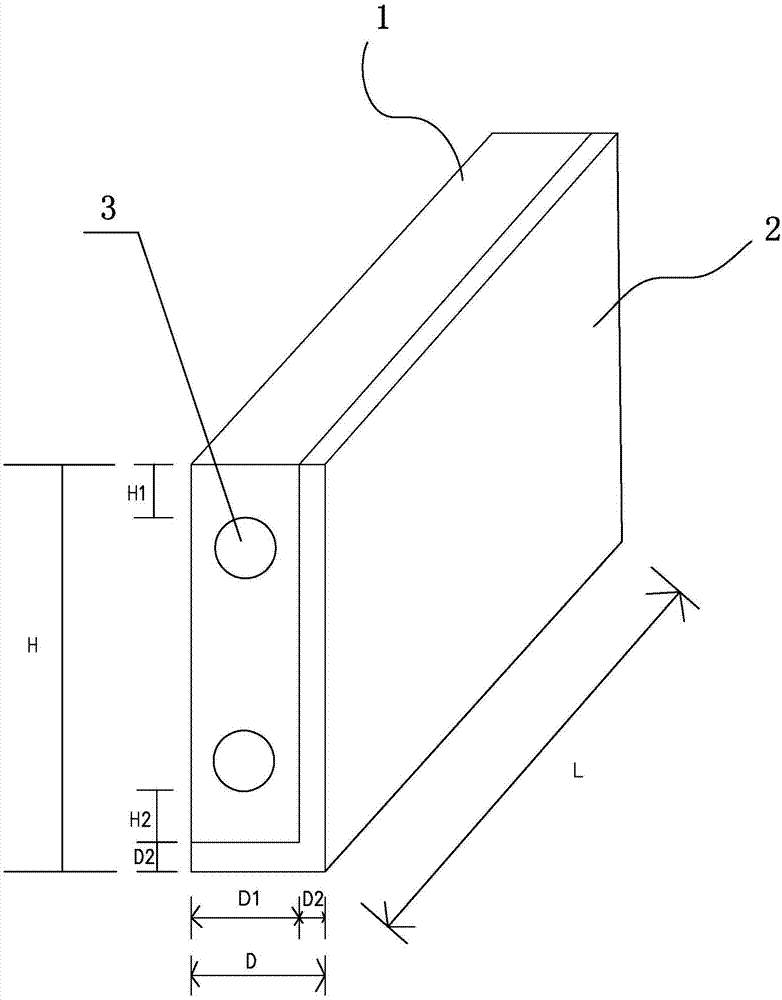 Composite sound absorption sunk fence and manufacturing method thereof