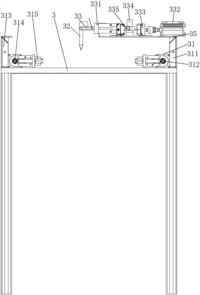 Automobile seat cover tailoring and sewing integral machine having dust removing device