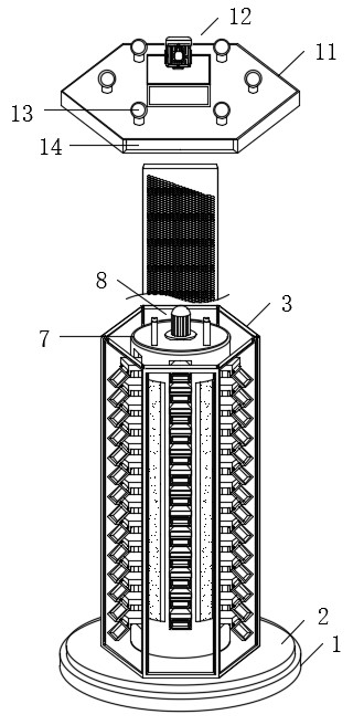 Intermittent feeding device for wasp feeding in winter