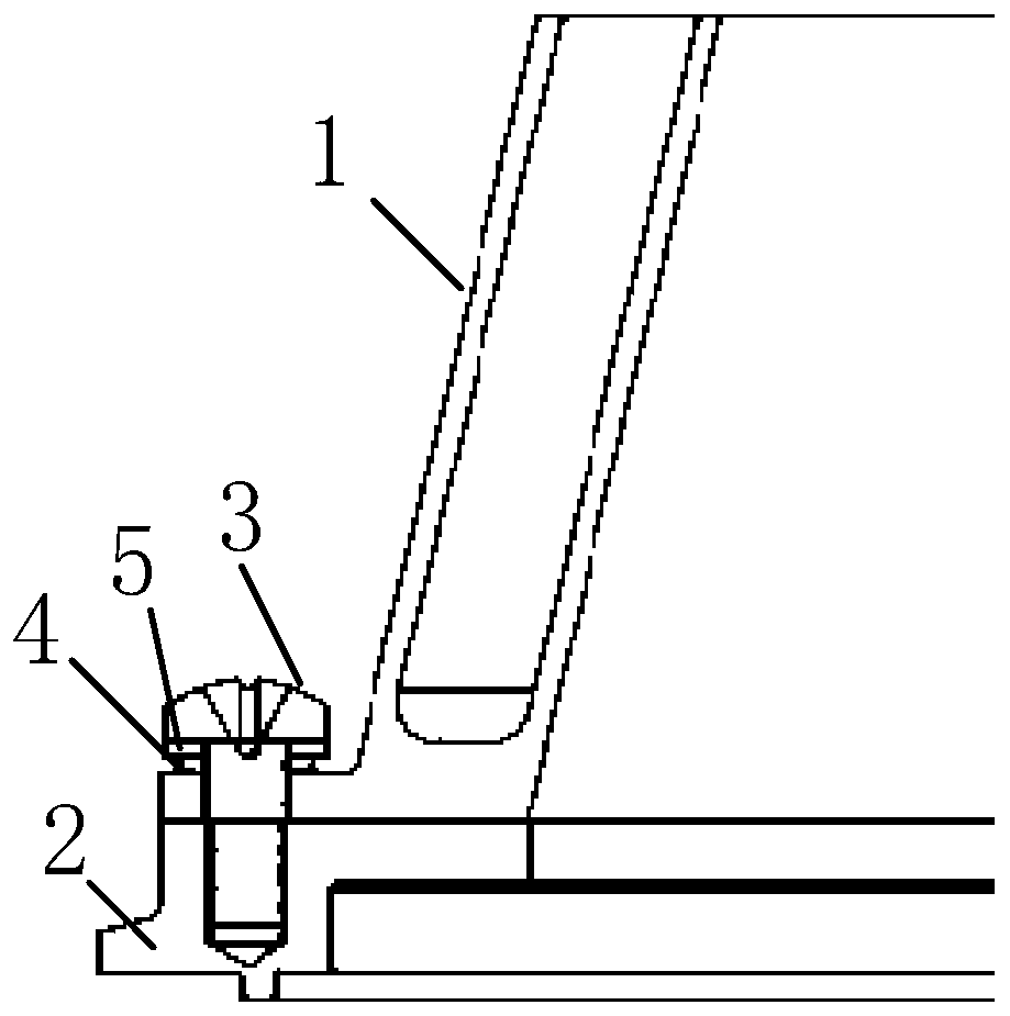 Lower end frame structure suitable for satellite bearing cylinder