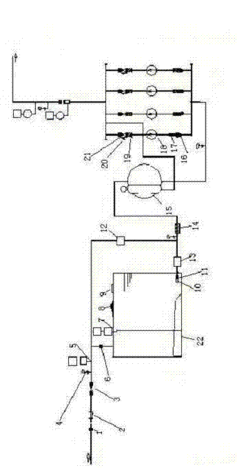 Double-protection safety energy-saving secondary water supply device