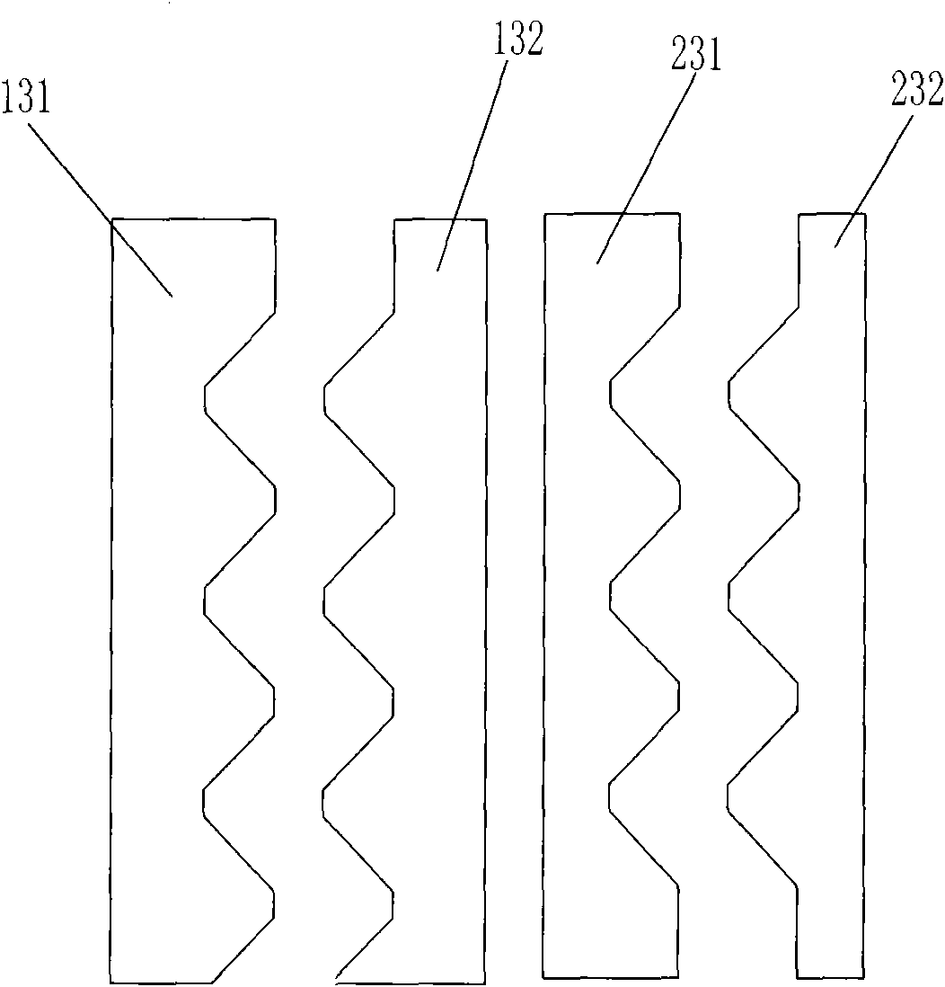 Shaping device of plastic thin film production equipment and plastic thin film shaping method