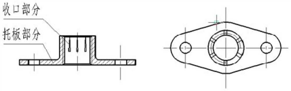 A high-temperature pallet self-locking nut processing technology