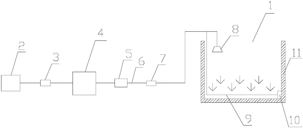 Automatic pot plant soil humidity adjusting device