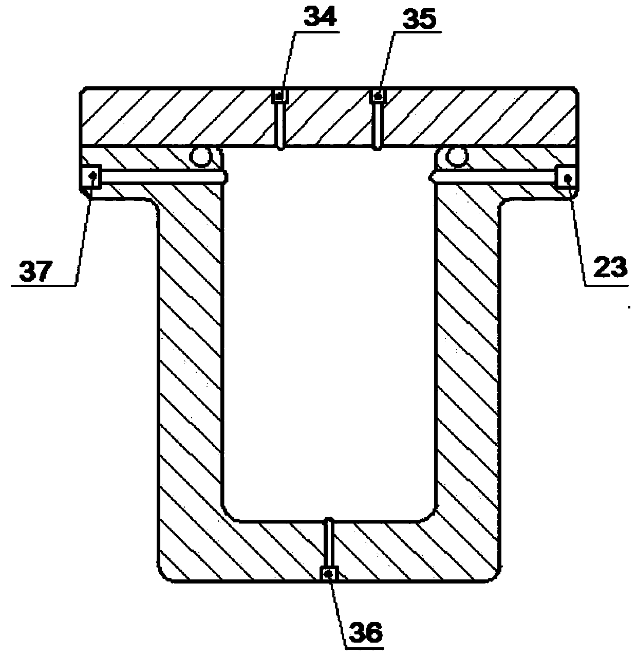 High temperature and high pressure corrosion hydrogen permeation testing device and method