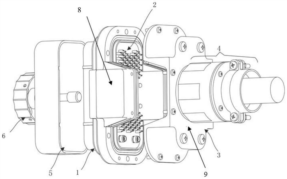 A filter connector with electromagnetic compatibility