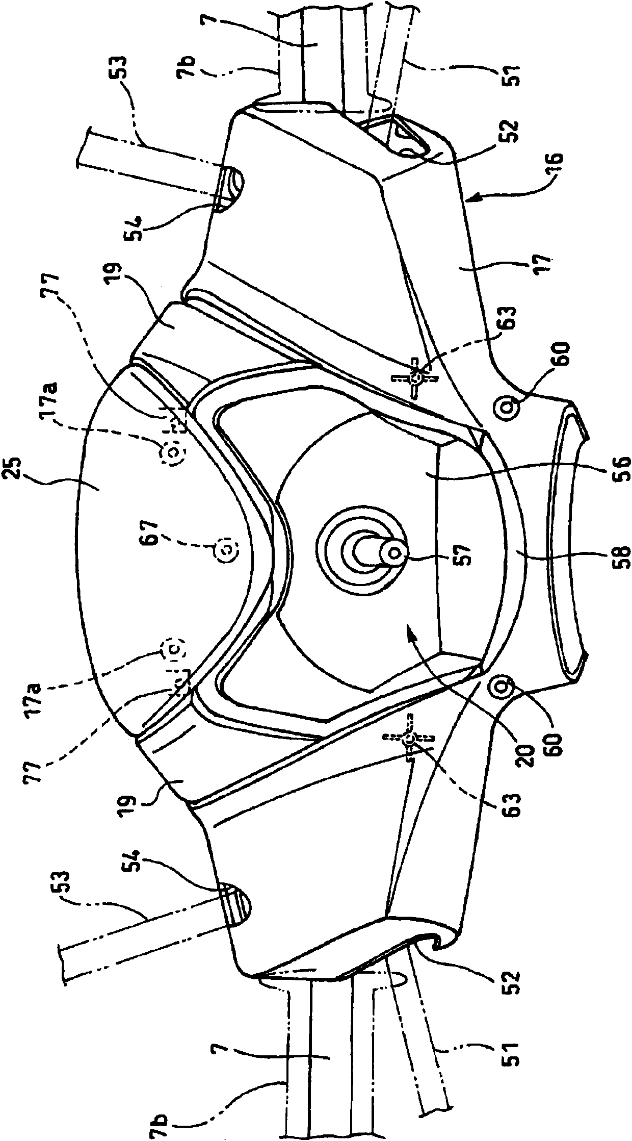 Meter unit for motorcycles