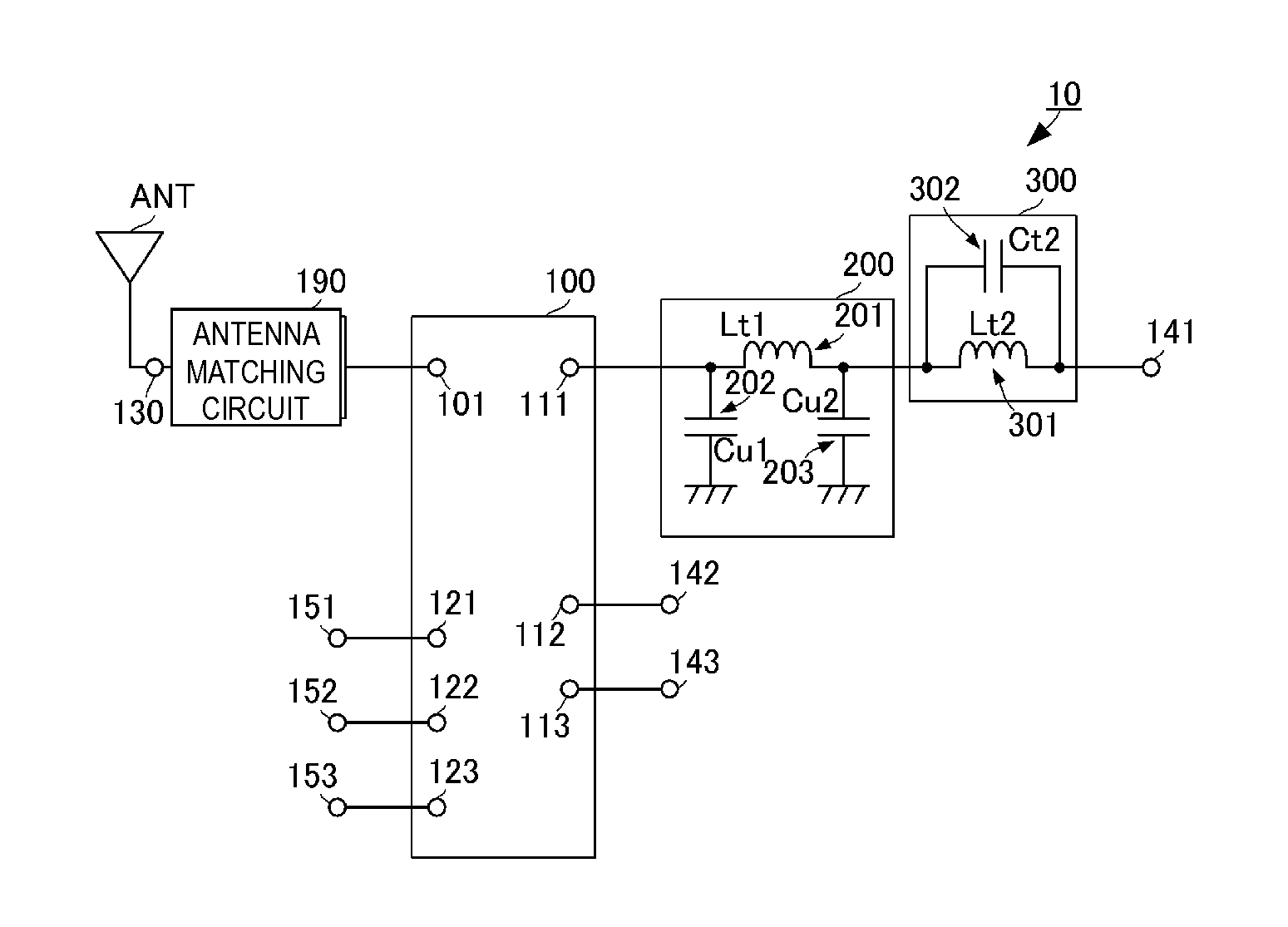 High-frequency switch module