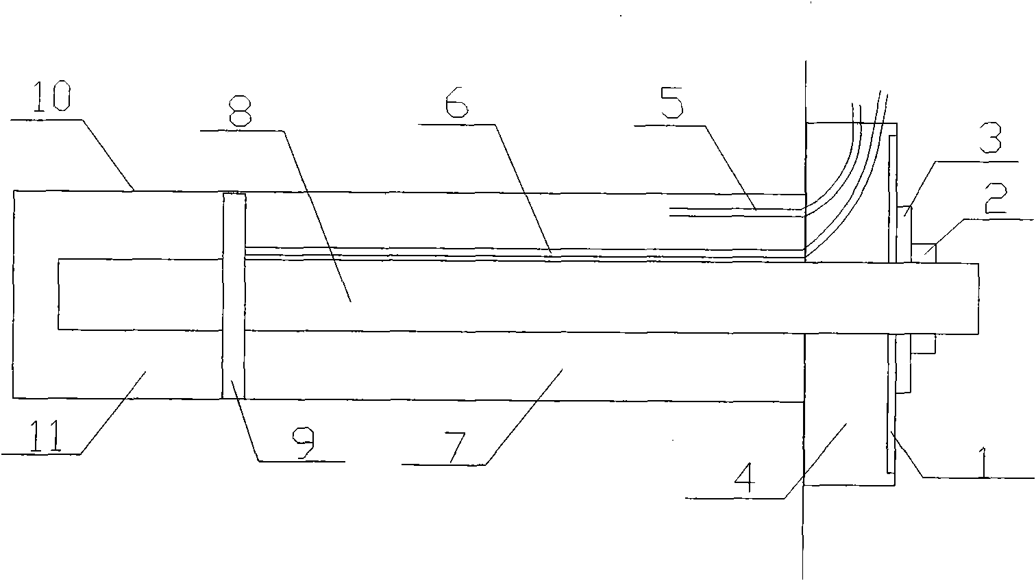 Prestressed anchor foundation pit support and construction method