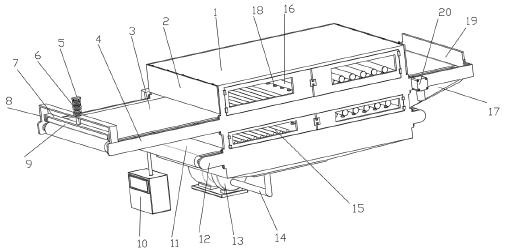 Hot air type automobile leather deodorizing equipment and method