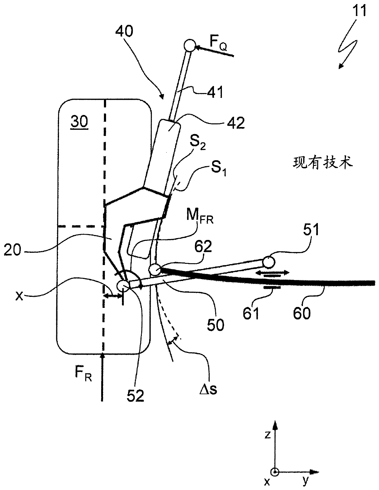 Axles for wheels of double-track motor vehicles and double-track motor vehicles having such axles