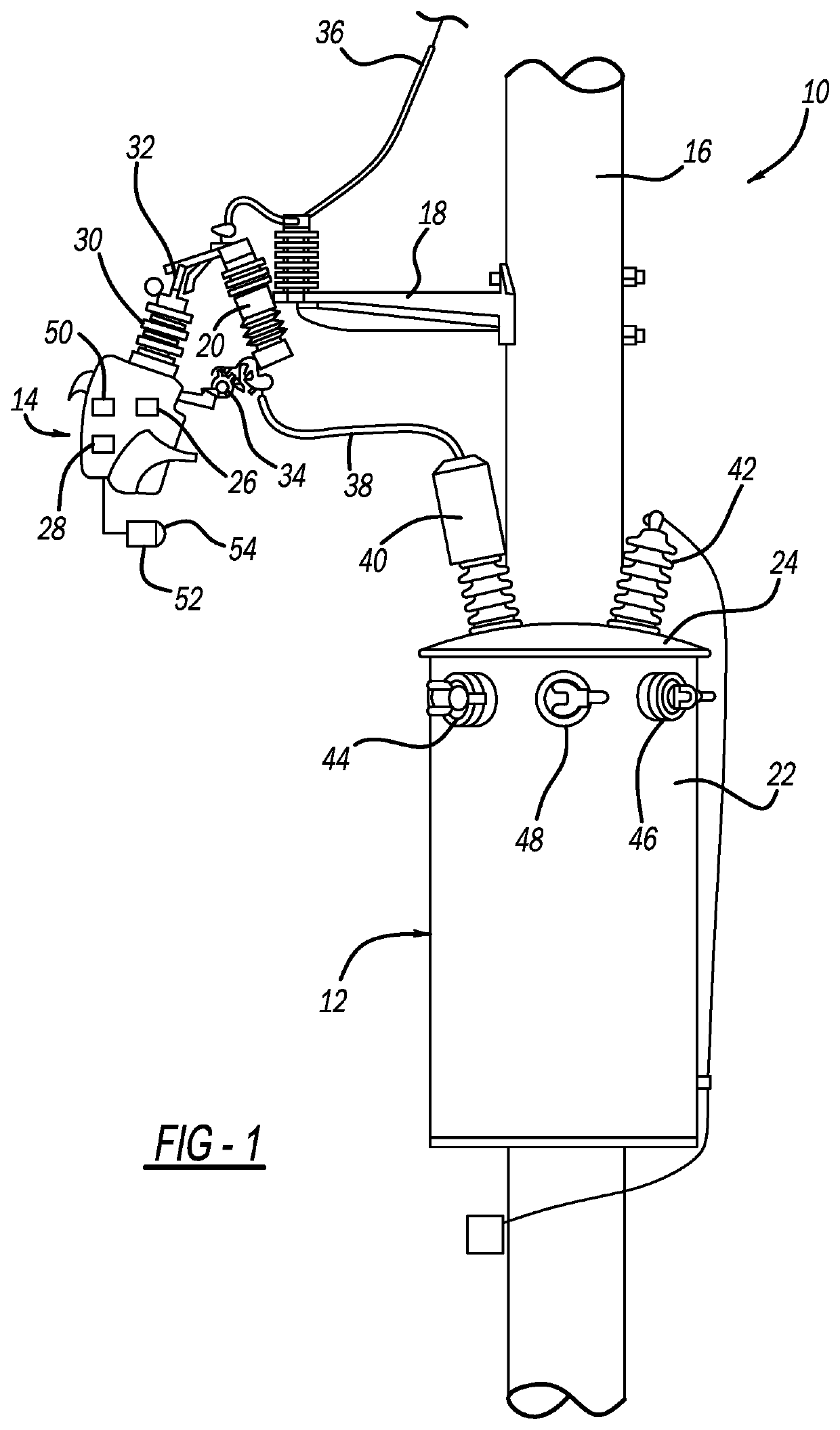 Transformer protector with internal fault detector