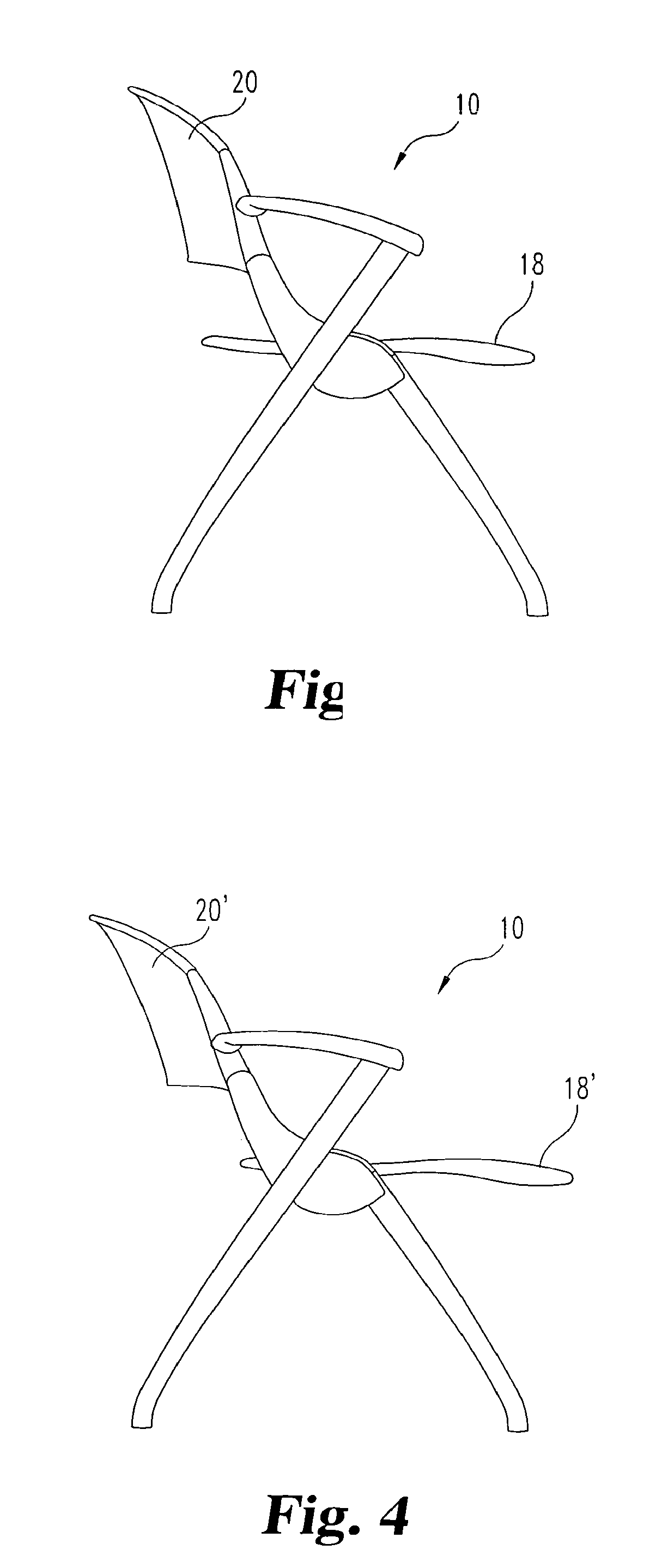 Nestable and stackable chair