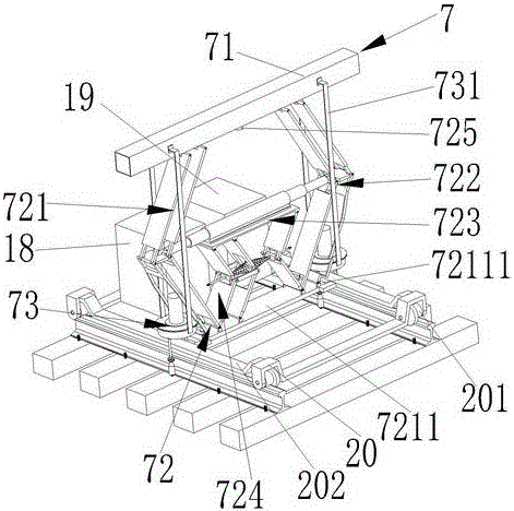 Automatic rail lifting and sleeper replacing machine