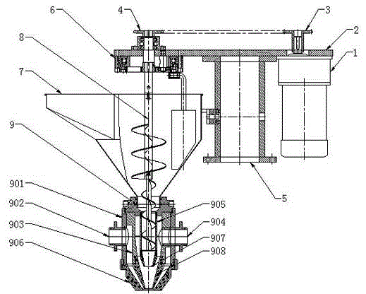 Novel automatic stuffing wrapping machine