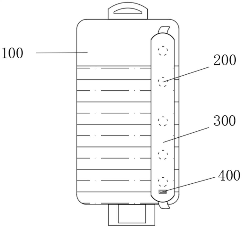 Monitoring type infusion container