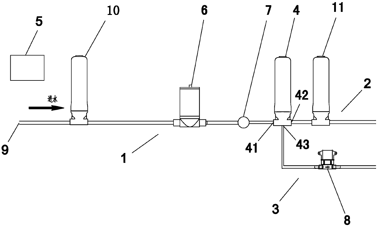 A reverse osmosis water purifier and a washing method for a reverse osmosis filter element thereof