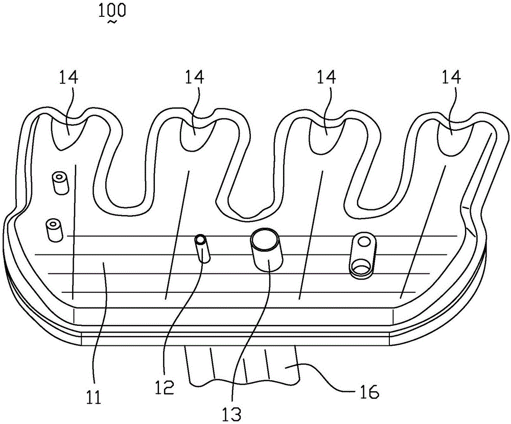 Air inlet manifold of engine and engine